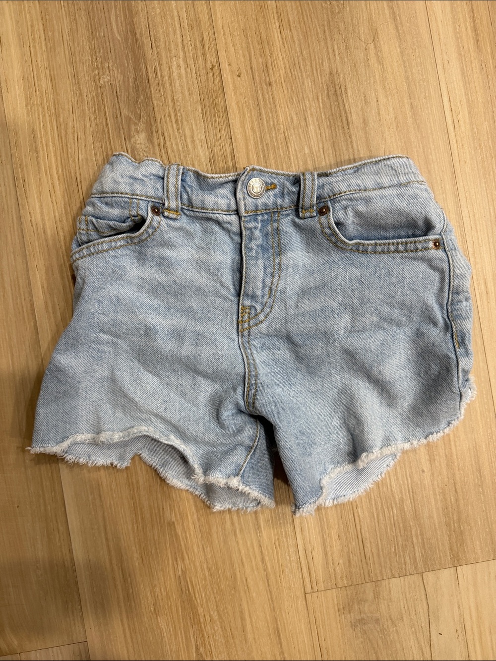 Signature by Levi Strauss Light Wash Denim Cutoff Shorts